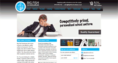 Desktop Screenshot of bigfishschoolwear.co.uk